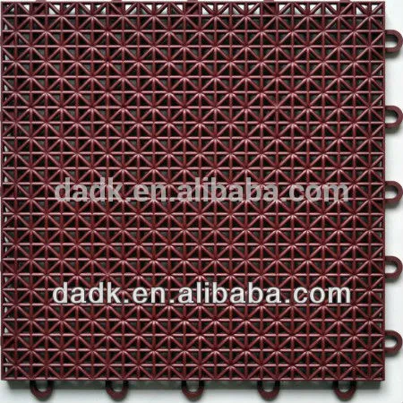PP polypropylene interlock outdoor tiles for deck