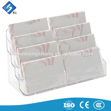 Ideal Counter Top Clear Acrylic 8 Tier Business Card Holder from China Manufacturer