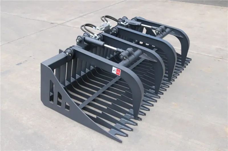 Extreme Duty Root Rake Grapple for Skid Steer