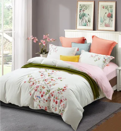 Cotton Bed Set Linen Sheets Home Textile Bedding Set