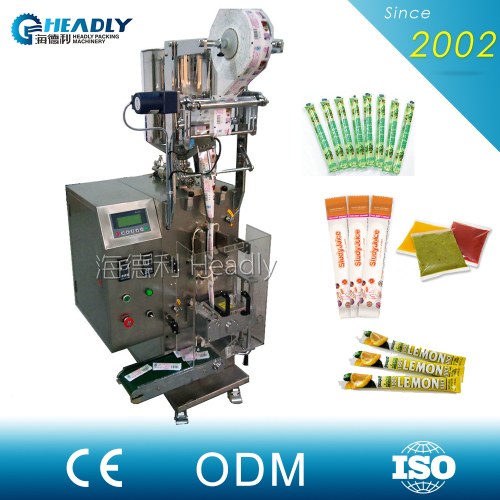 Electrial driven honey, water, juice stick bag filling wrapping machine