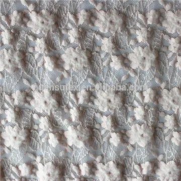 pink high quality italian nylon spandex allover cotton lace fabric for wedding dress