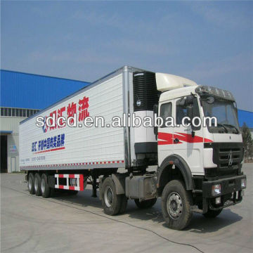 2016 China 30-50tons freezer truck trailer refrigerated trailer freezer van trailer for sale