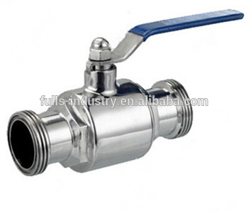 External Thread/Male threaded Straight Ball Valve