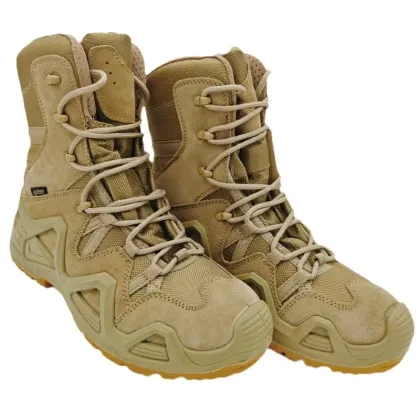 Wholesale Premium Cowhide 900D Oxford Cloth CS High-Top Boots