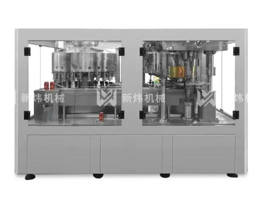Combination Machine for Filling and Sealing Easy-Opening Cans