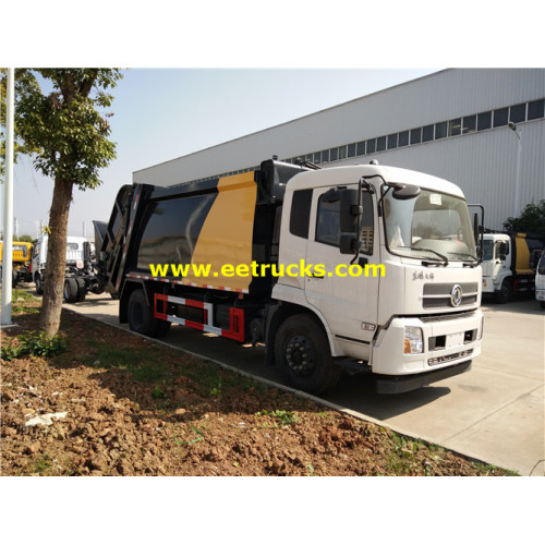 12 CBM Dongfeng Compress Trash Trucks