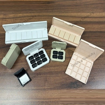 Customizable Magnetic Eyeshadow Palette Case - Portable Refillable Compact Box
