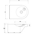 Fontes de água externa montadas na parede acessíveis ADA