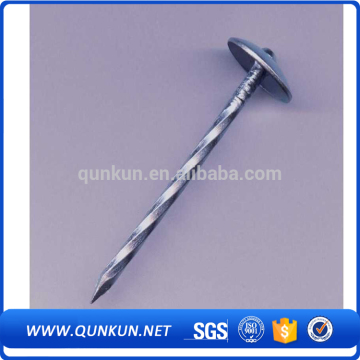 polished steel finish roofing nails