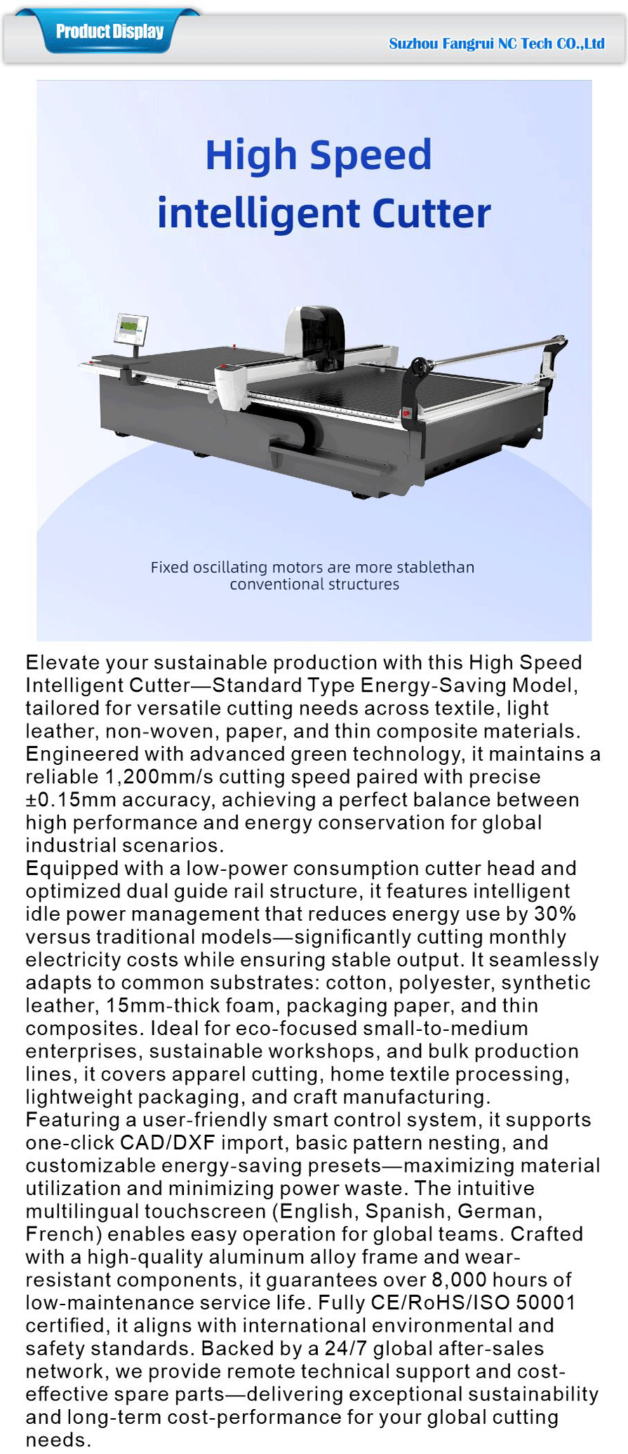 High-speed Cutting Machine -xiangqing1-FR058