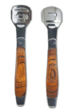 Dead skin removal feet stainless steel wood