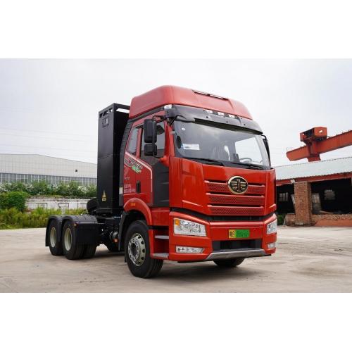 FAW J6 Jiefang  Heavy Tractor Truck Truck Head With Flatbed Trailer