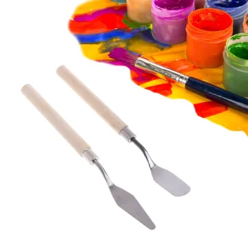 Palette Oil Mix Painter Paint Tool Scrape Scraper Knife Texture Artist Art Draw Spatula Drawer watercolor Student Pigment