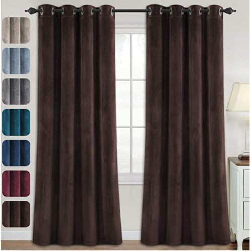 Antique Thick Velvet Curtain