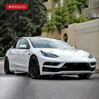 High Quality ST Style Car Bumper Body Kit for Tesla Model 3