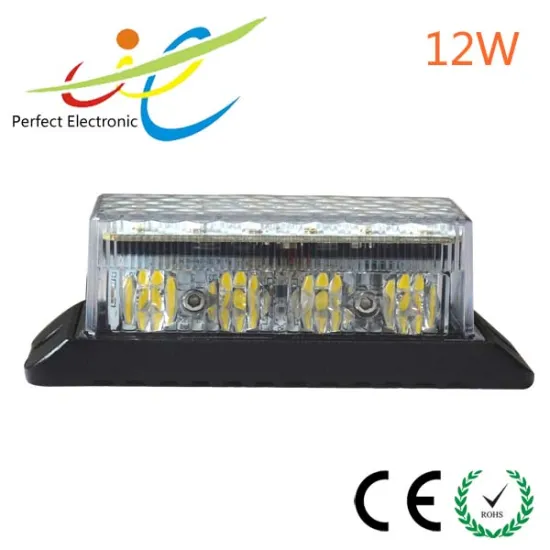 tractor truck jeep side marker light auto 12w led strobe light