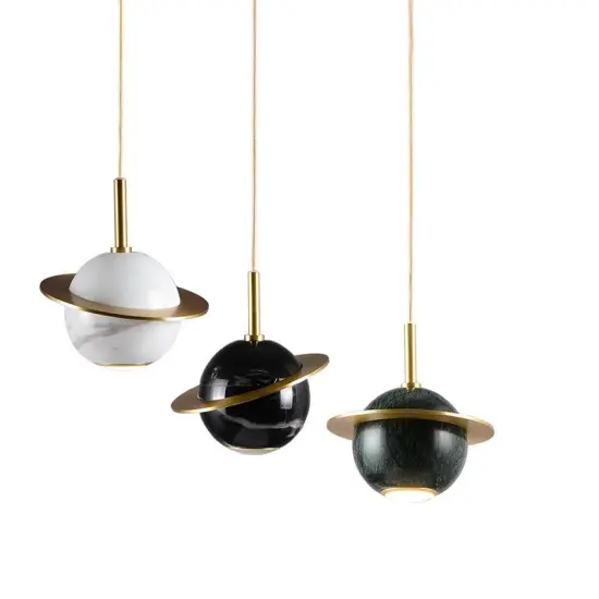 INSHINE Strip Round Drop Pendant Light