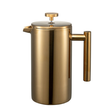 Golden Stainless Steel French Press