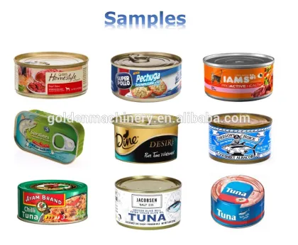 canned meat round rectangular tin can making machinery