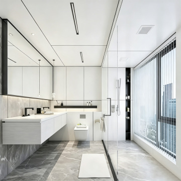 High Moisture Resistant Full Aluminum Honeycomb Ceiling Panel For Bathroom