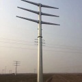 Types Of Distribution Pole Hot Dip Galvanized Electricity Transmission Steel Pole Manufactory