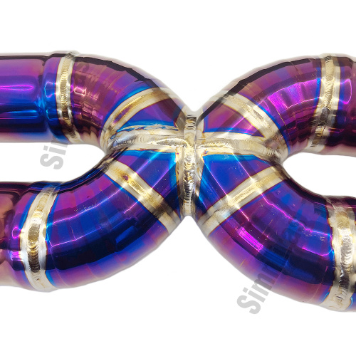 Titanium lila Chevrolet Corvette C8 6.2L 20-24 Pro-1 SS X-Pipe-Auspuff