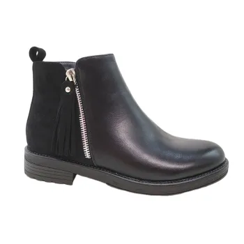 Wholesale Women's Latest Chelsea Boots: Low Heel Ankle Shoes with Side Zipper
