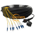 Cable de conexión de fibra IP MPO-LC UPC 8F G657A2 LSZH 120M