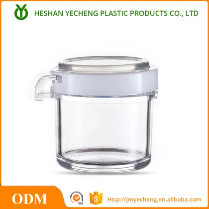 Hot sales clear pet pickle jar