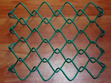 Airport galvanized chain link fence
