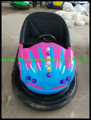 Battery-Powered 24V Fiberglass Bumper Cars for Amusement Parks and Playgrounds