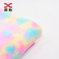 95% Polyester Spandex Velboa Tie Dyed Fabric