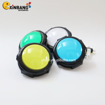 High Quality Flat Head Multi Style Silent 100mm Arcade Buttons for Game Machines - Production and Sales