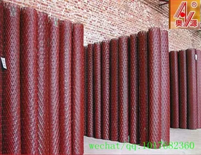 heavy duty expanded mesh sheets / PVC coated expanded metal mesh supplier