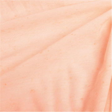 Elegant Orange Linen Knitted Duble Fabric