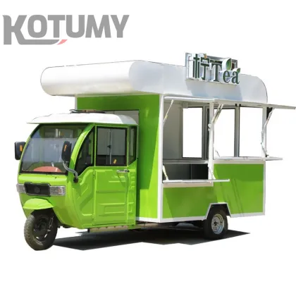 Electric Food Truck: Mobile Fast Food Car for Coffee, Taco & More