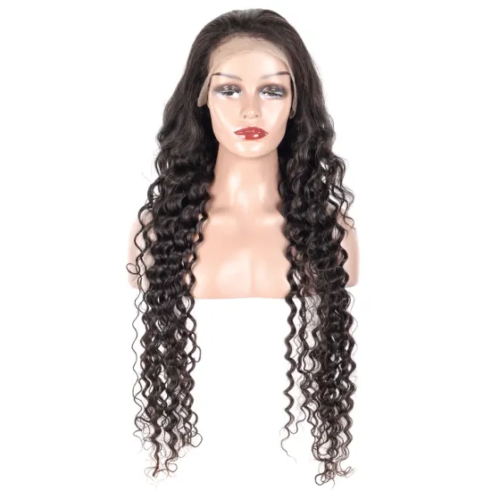 40 inch wig human hair lace front loose deep wags for black women lace wig vendor wholesale wigs 100% human hair