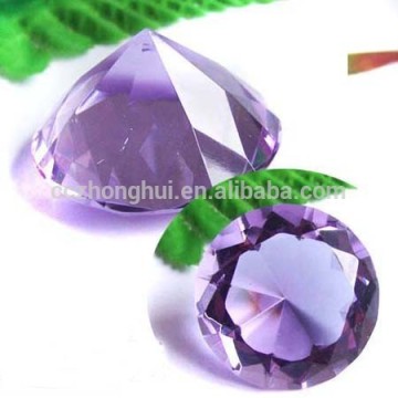 Hot new product shiny and purple crystal diamond for 2016