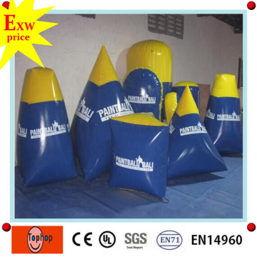 Professional Inflatable Paintball Manufacturer ,Inflatable Paintball Bunker for Shooting