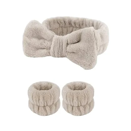 Bow Tie Face Wash Hair Band