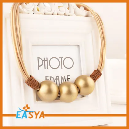 Abalorios De Plata Para Pulseras Big Pearls Bead Necklace