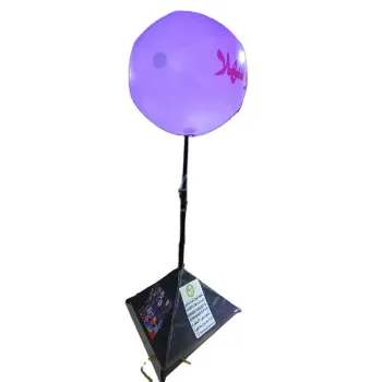 Outdoor Advertising Solutions: LED Illuminated Inflatable Balloons with Tripod Stand and Air Blower for Promotional Events