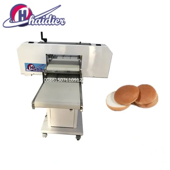 China Manufacturer Machine High Quality Industrial Hamburger Bread Slicer