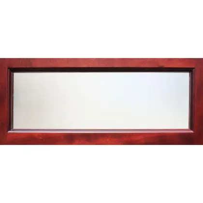 5 Lite Mist Lite Stained Mahogany Wood Prehung Front Door