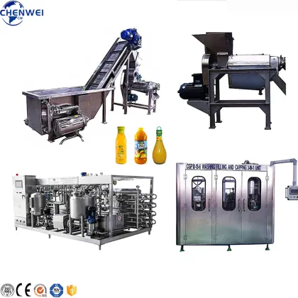 Orange Apple Fruit Juice Production Line Manufacturers