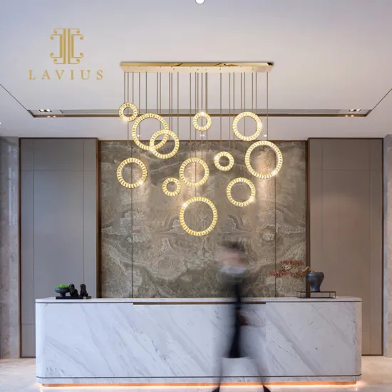 Popular creative custom decorative chandelier large long custom chandelier