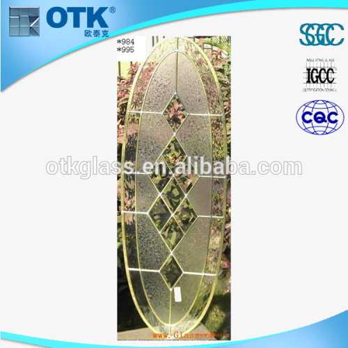 2016 hot selling new design 22*64 inch 554*249mm bubble glass window