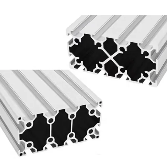 OEM Different Size Aluminium Square Bar 60x120 Aluminum Profile CAD Drawing