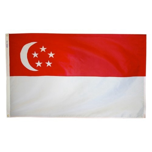 Polyester Material National Country Singapore Flag